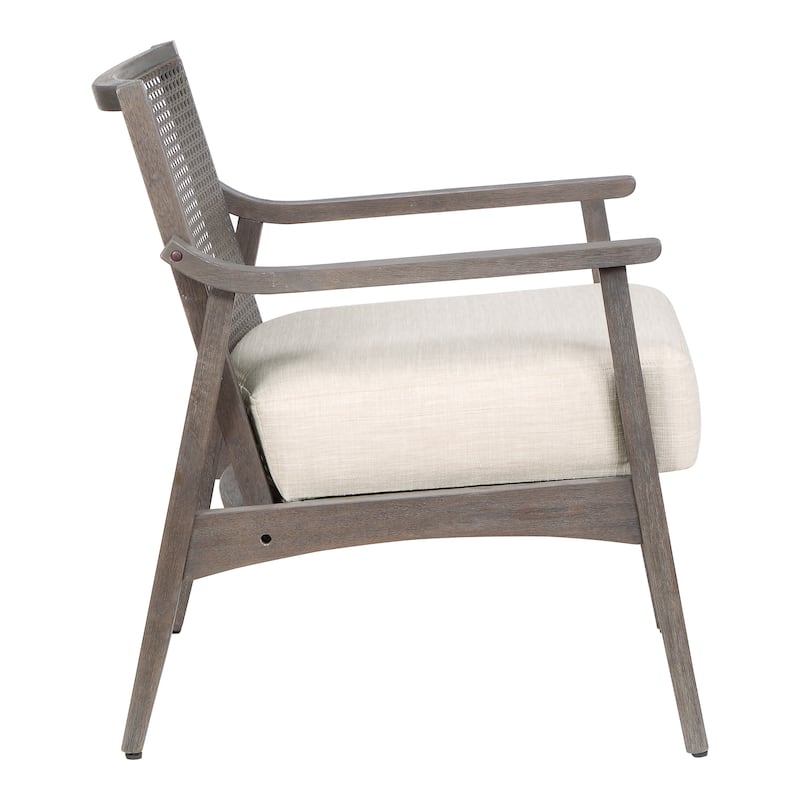 Vancia Contemporary Linen Upholstered Accent Chair by Furniture of America