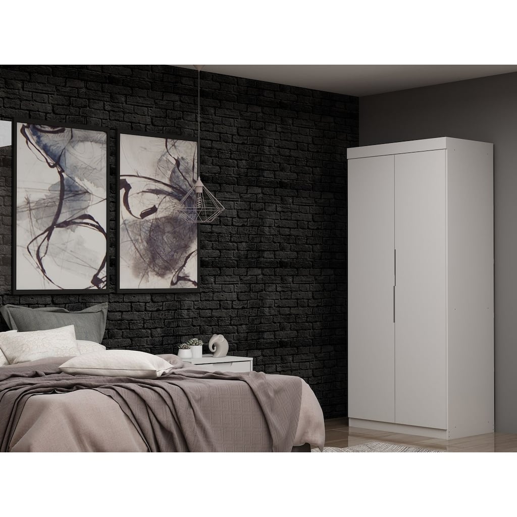 Mulberry 2.0 Sectional Modern Armoire Wardrobe Closet