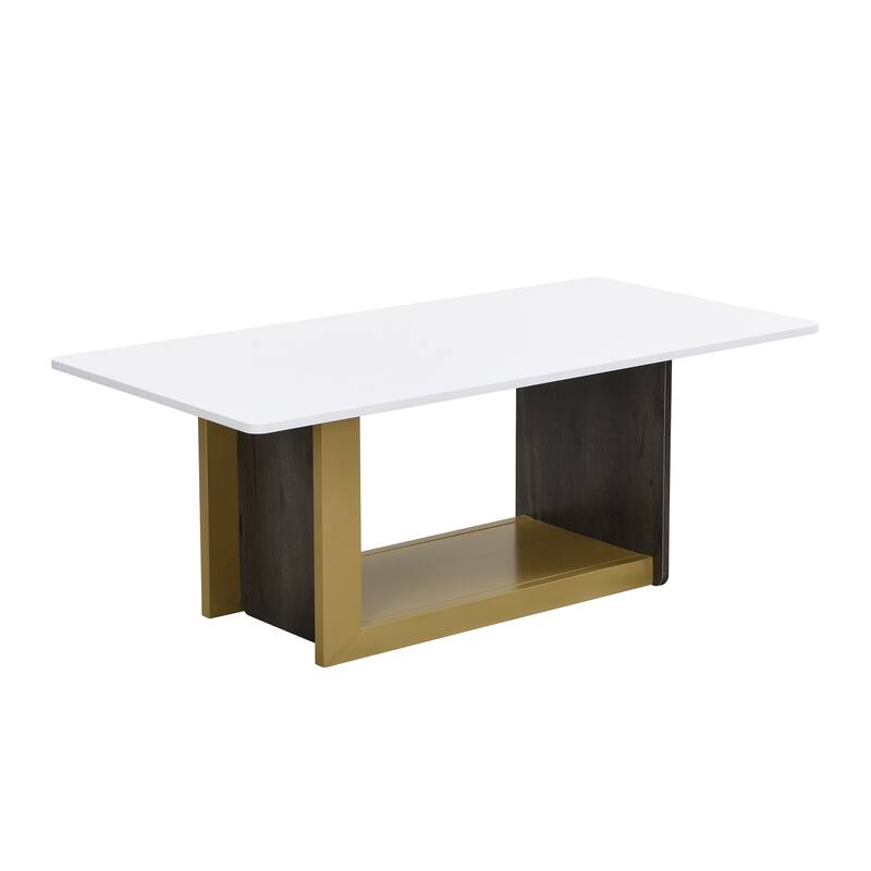 TV Stand for TVs up to 70 Inches, L-shaped Metal Base Television Cabinet TV Console with Drawer