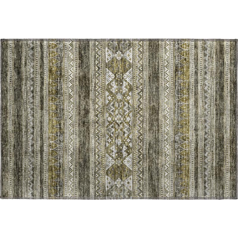 Premium Washable Super Soft Boho Stripe Mayfield Rug