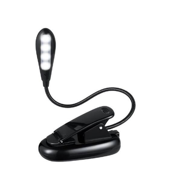 Flexible Clip-On LED Reading Light - Black - Bed Bath & Beyond - 41284369