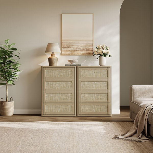 coastal dresser Sea Winds Islamorada 6-Drawer / 2-Door Dresser