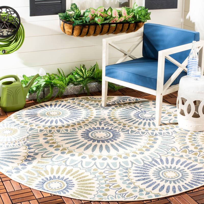 SAFAVIEH Veranda Sissy Indoor/ Outdoor Waterproof Patio Backyard Rug