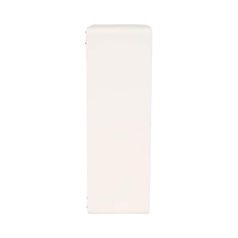 Sagebrook Home 24-inch White Rectangular Rough Finish MDF Wall Shelf for Chic Wall Storage and Home Decoration - 16" x 8" x 24"
