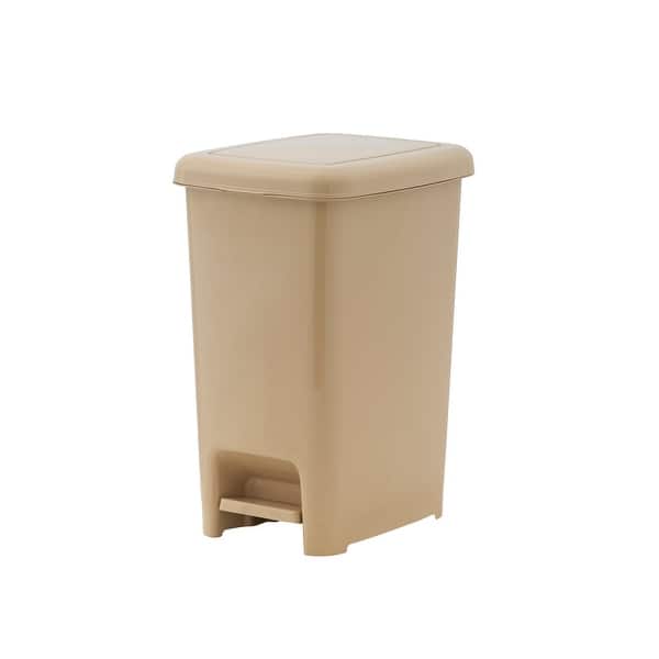 slide 2 of 17, 10.5 gal Slim Step Trash Can