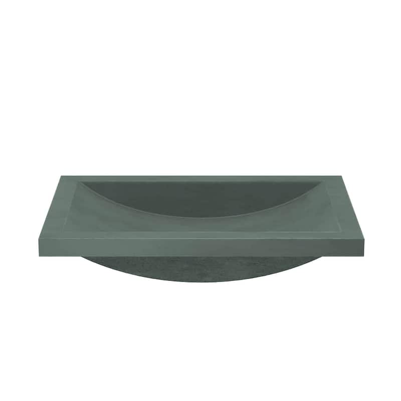 Cabrillo 21-inch NativeStone Undermount Bathroom Sink - 20.75" x 14.75" x 5"