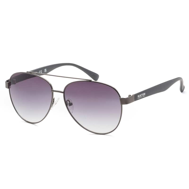 Kenneth Cole Women's 59mm Shiny Gunmetal Sunglasses