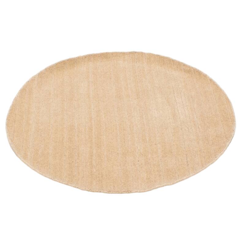 Kashkuli Gabbeh Beige Rug 3'11" x 3'11" - 3'11 x 3'11