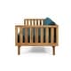 preview thumbnail 15 of 29, Claremont Outdoor 3-seat Acacia Wood Daybed by Christopher Knight Home