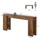 preview thumbnail 11 of 38, Farmhouse Wood 70.9 Inches Extra Long Console Table for Living Room, Hallway
