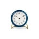 preview thumbnail 1 of 7, Arne Jacobsen Station Table Clock, Ø: 4.3" Teal