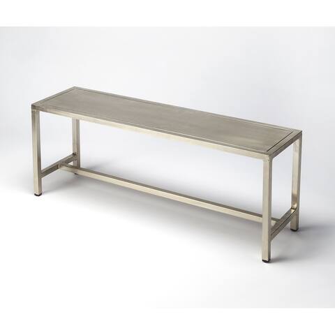 Handmade Butler Tribeca Iron Bench (India)