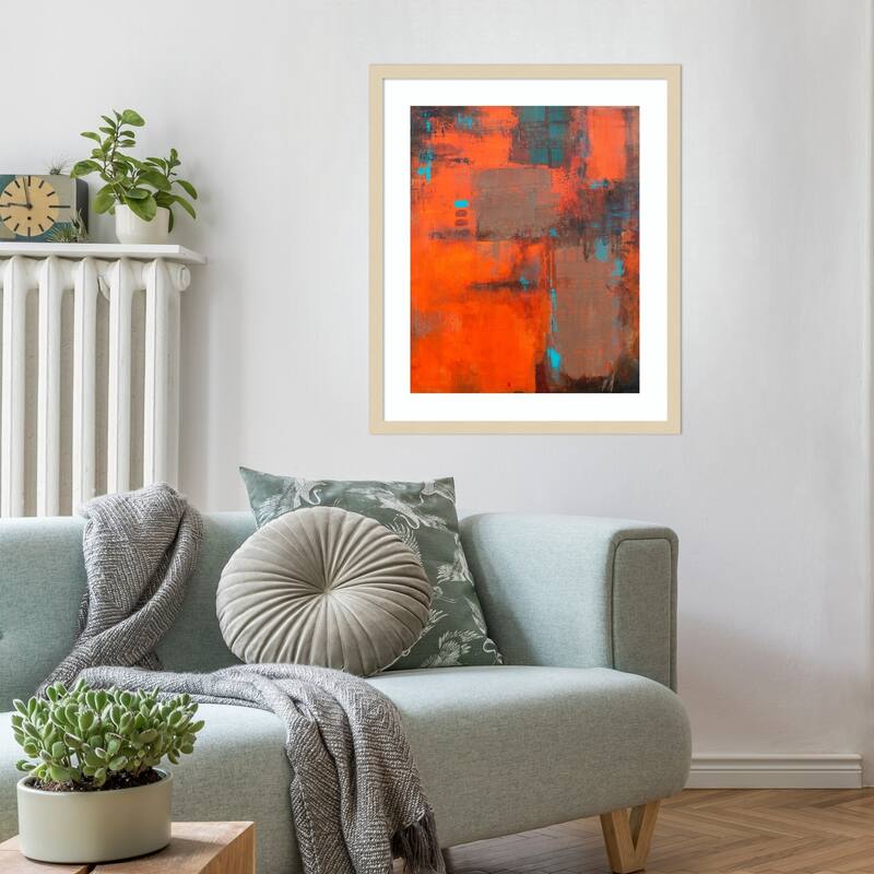 Love Injection by Lillian Christiansson Wood Framed Wall Art Print