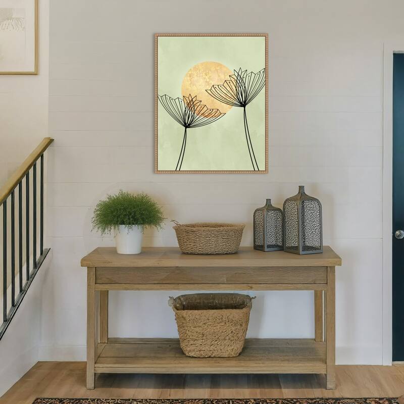 Abstract Botanicals by Sannel Larson Framed Canvas Wall Art Print
