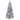 Fraser Hill Farm 7.5-Ft. Flocked Pine Christmas Tree, Multi-Color LED