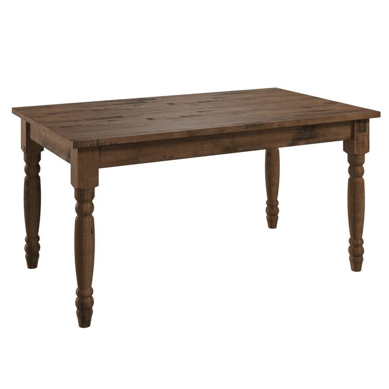 Wood Dining Table -  Furniture Dash|Brown