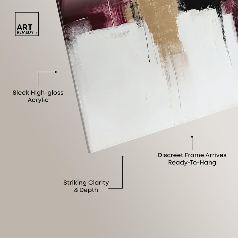 Golden Dusk III Acrylic by Art Remedy, Ready to Hang