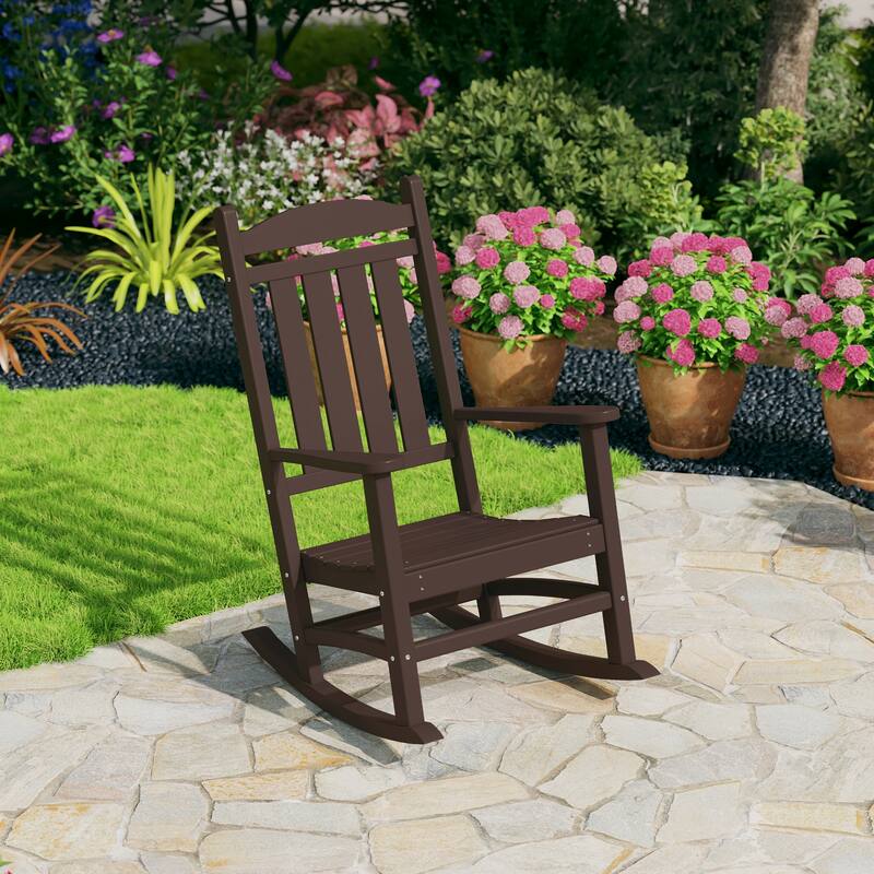 Laguna Hdpe All Weather Outdoor Patio Rocking Chair