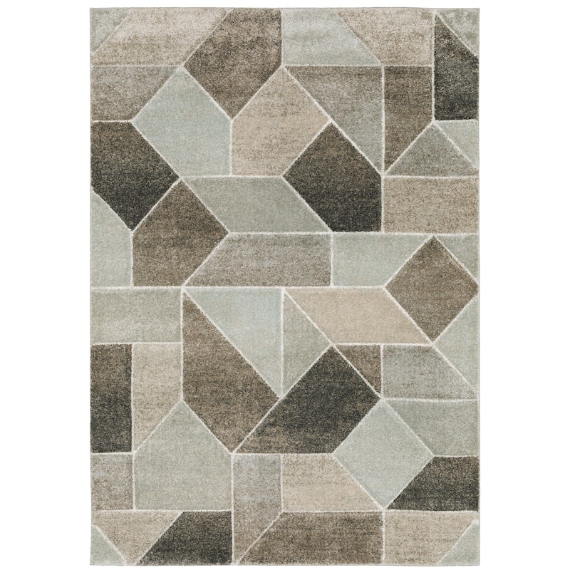 Burbank Various Colors Geometric Casual Area Rug