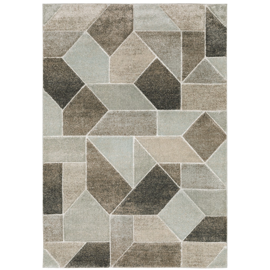 Burbank Various Colors Geometric Casual Area Rug