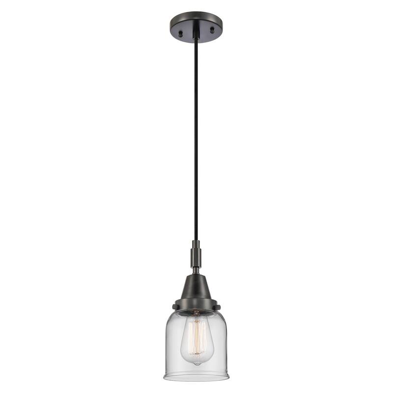 Innovations Lighting 447-1P-G52 Bell 5" Wide Mini Pendant with Clear