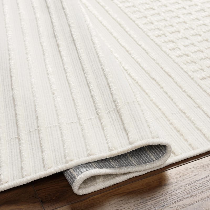 Livabliss Lyna Art Deco Checkered Washable Area Rug