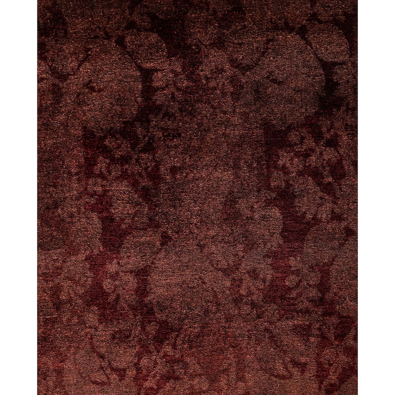 Overdyed One-of-a-Kind Hand-Knotted Area Rug - Brown - 7' 10" x 8' 0"