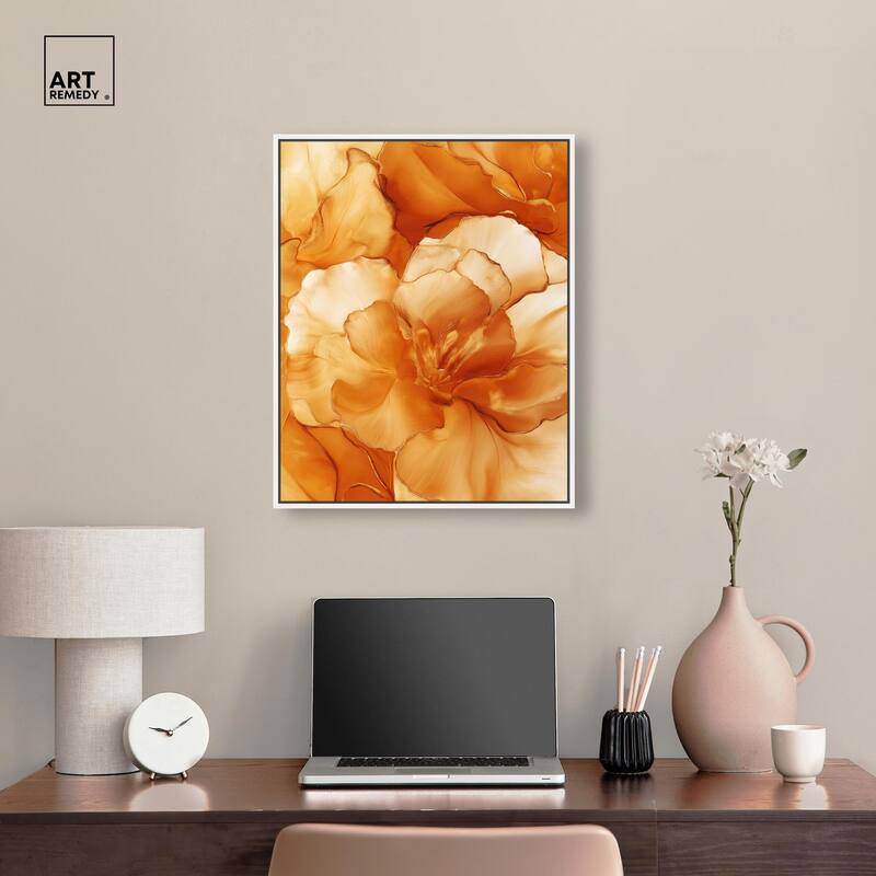 Sunlit Bloom I Canvas by Art Remedy