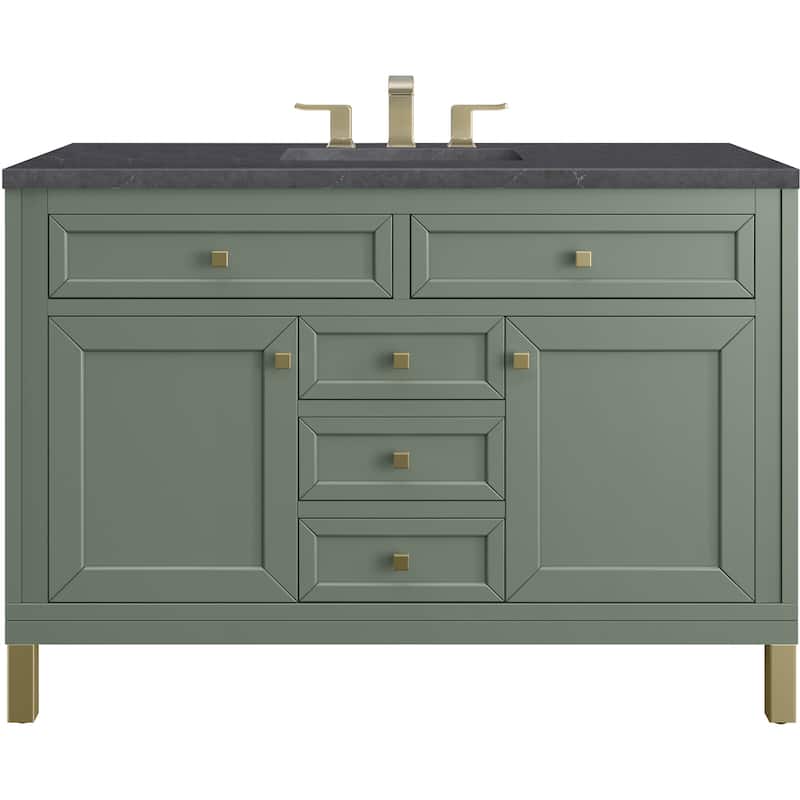 James Martin Vanities 503-V48-3CSP Chicago 48" Free Standing Single - Smokey Celadon