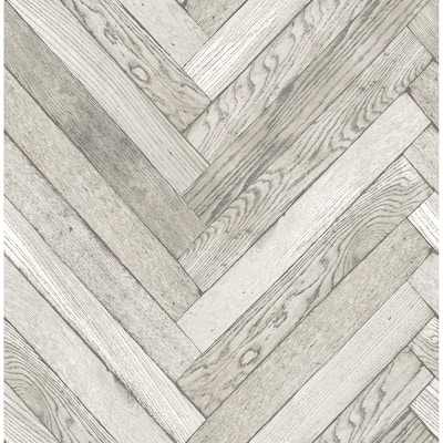 Wood Paneling Simons Mammoth Off-White Diagonal Wood 33' L X 20.5" W Wallpaper Roll