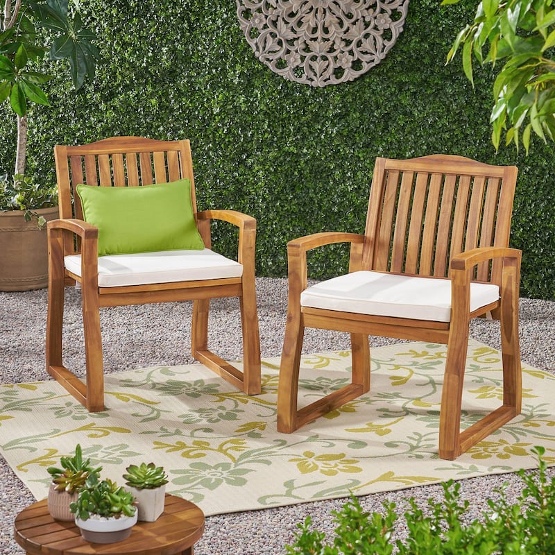 Christopher Knight Home Acacia Wood Dining Chairs