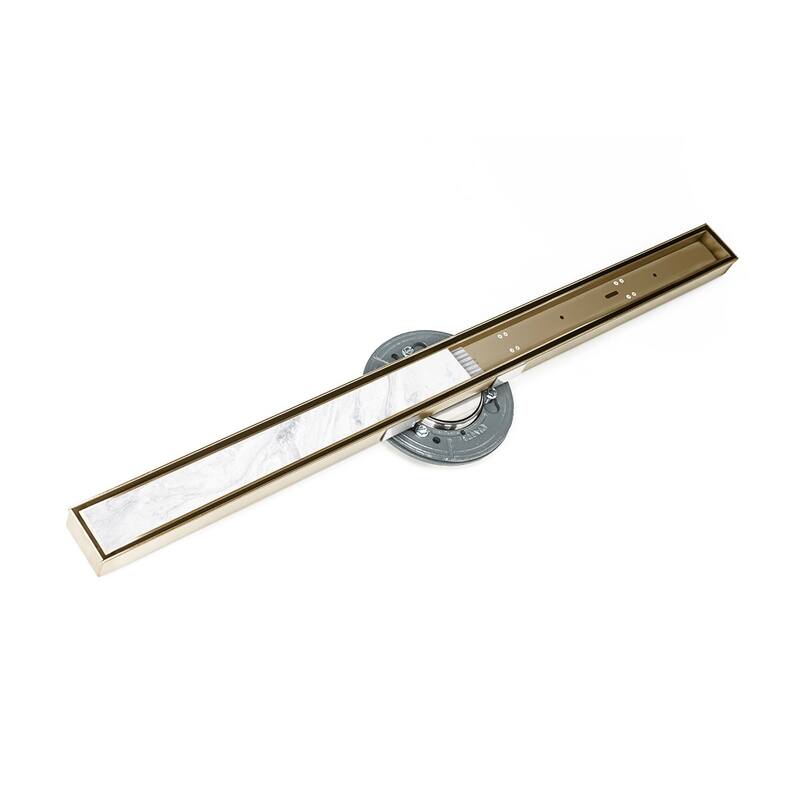 Infinity Drain STIF AS 9936-I 36" S-Stainless Steel Series High Flow - Satin Bronze