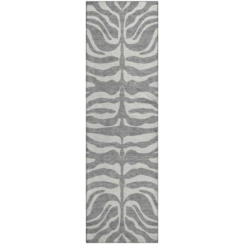 Premium Washable Super Soft Zebra Print Mayfield Rug