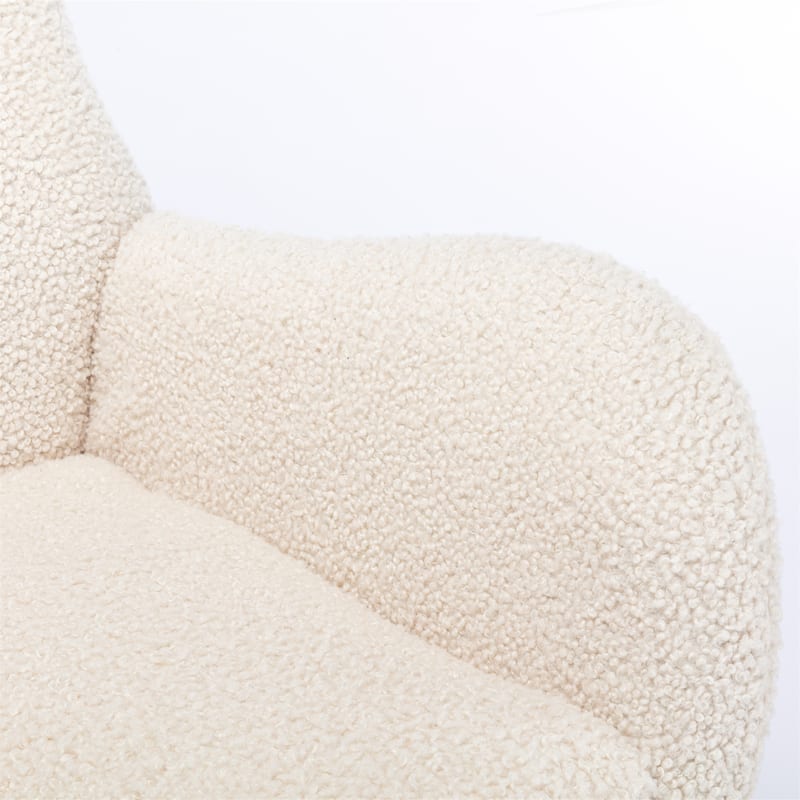 Teddy Fabric Rocking Chair Accent Chair