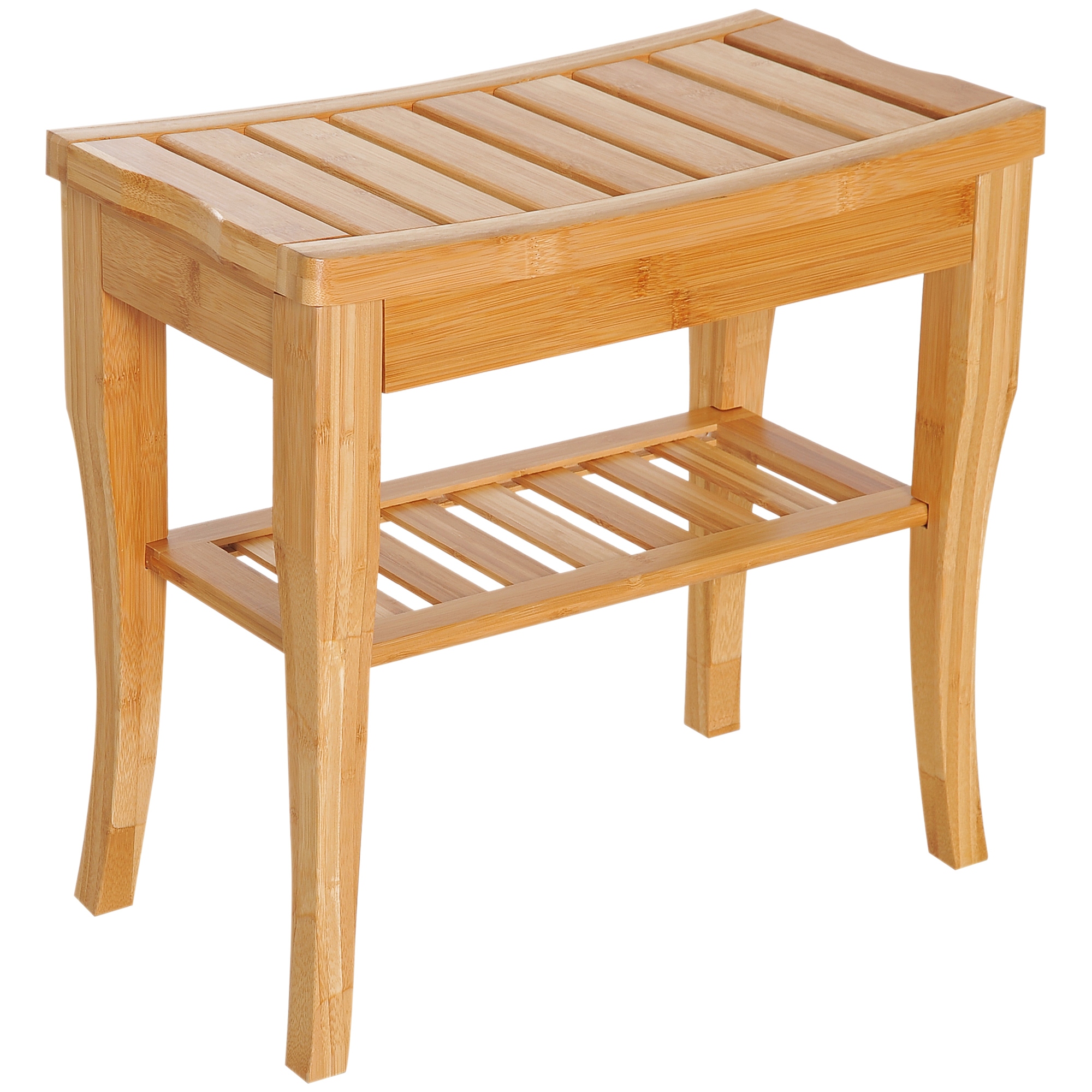 Bench with stools underneath deals