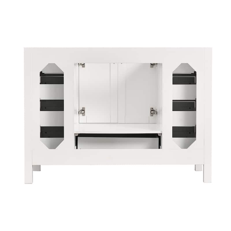 Proox 48 in Freestanding Bath Vanity Engineered Countertop and Porcelern Sink