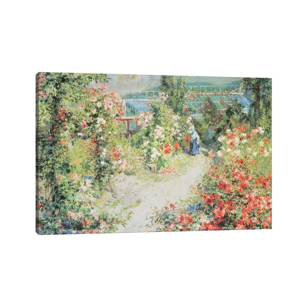 iCanvas "The Conservatory" by Pierre-Auguste Renoir Canvas Print