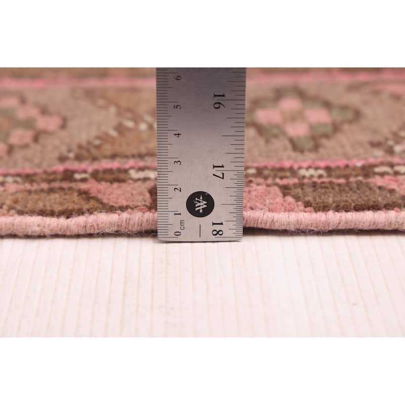 ECARPETGALLERY Hand-knotted Antalya Vintage Brown Wool Rug - 4'2 x 7'1