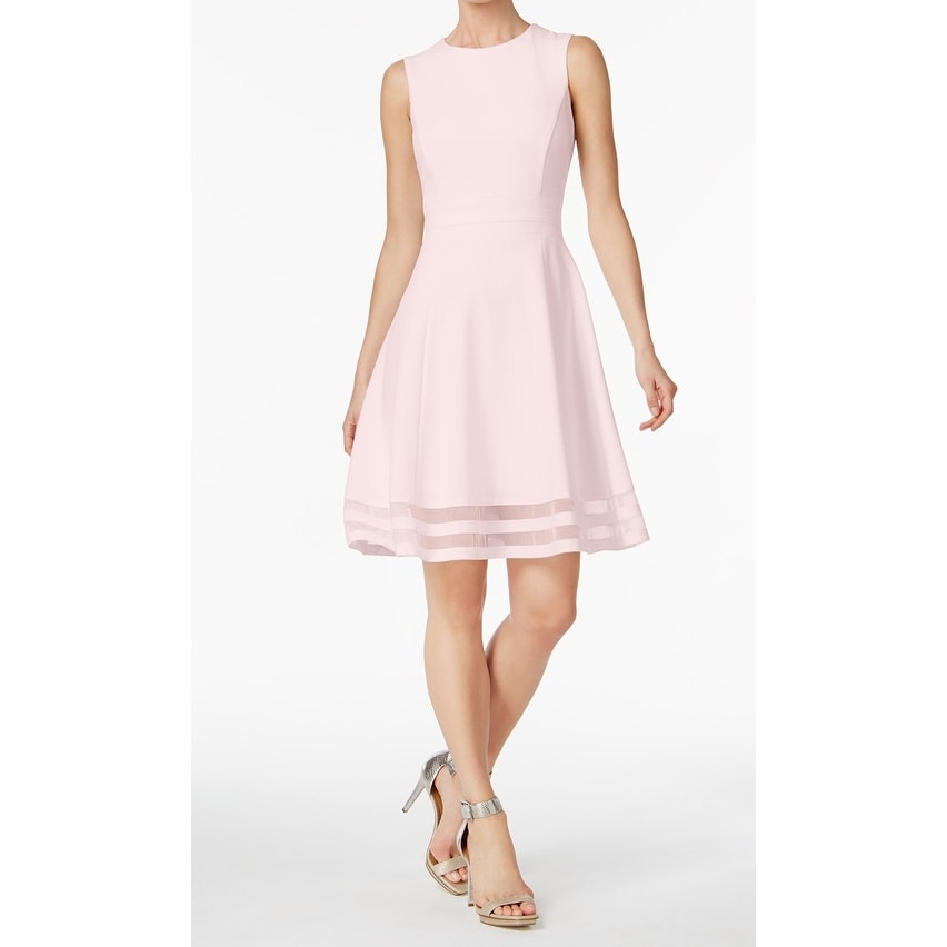 calvin klein pink dress