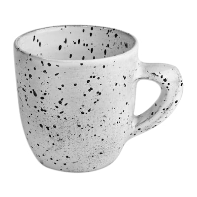 Novica Handmade Dot Delight Ceramic Mug