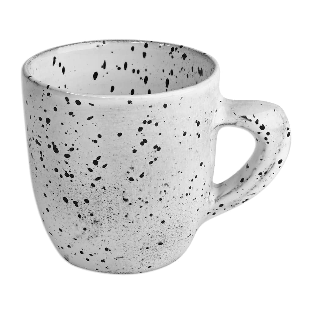 Novica Handmade Dot Delight Ceramic Mug