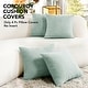 preview thumbnail 39 of 90, Deconovo Throw Pillow Covers, Corduroy Striped Decorative Covers, Set of 4