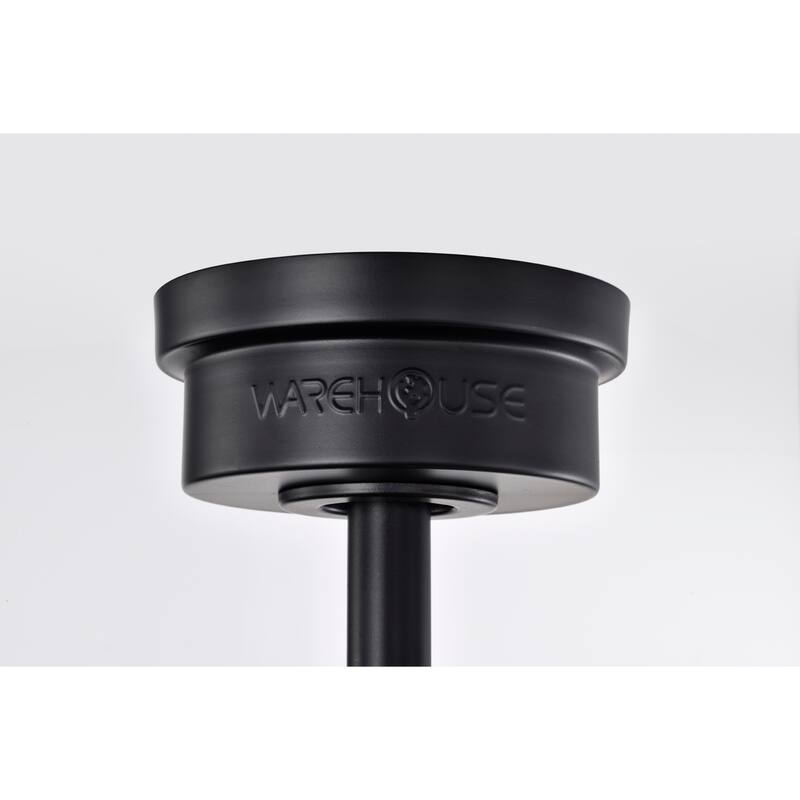 Helle 25 Inch Elegant Matte Black Fandelier with Remote