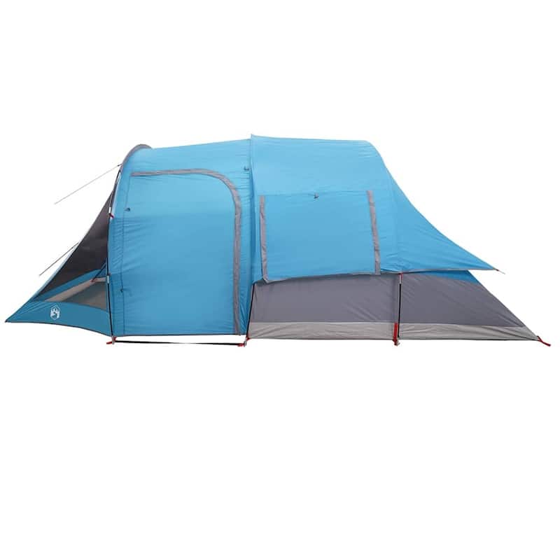 vidaXL Camping Tent Tunnel 4-Person Green Waterproof