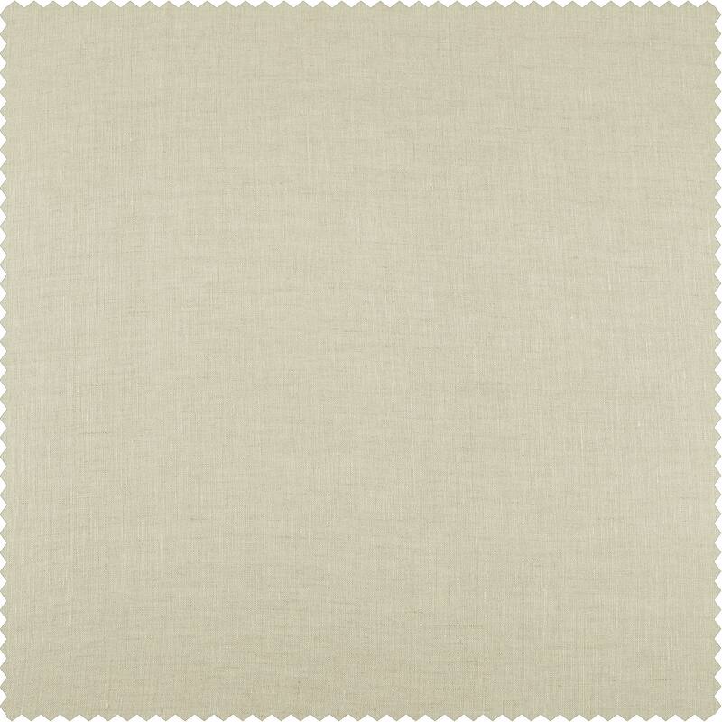 Exclusive Fabrics Signature French Linen Sheer Curtain (1 Panel)