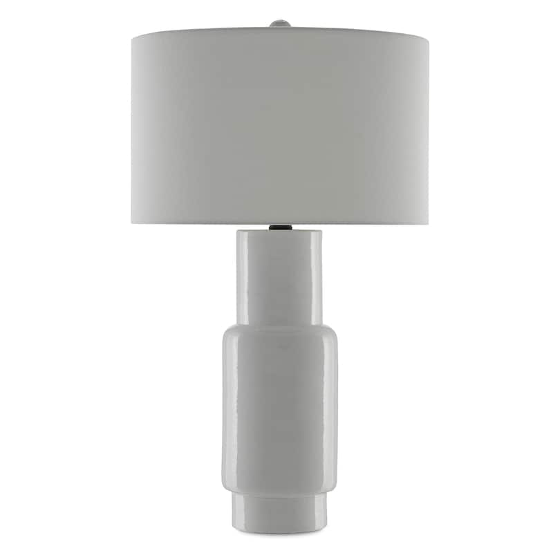 Currey & Company Janeen White Table Lamp - 30.75"h x 18"w x 18"d