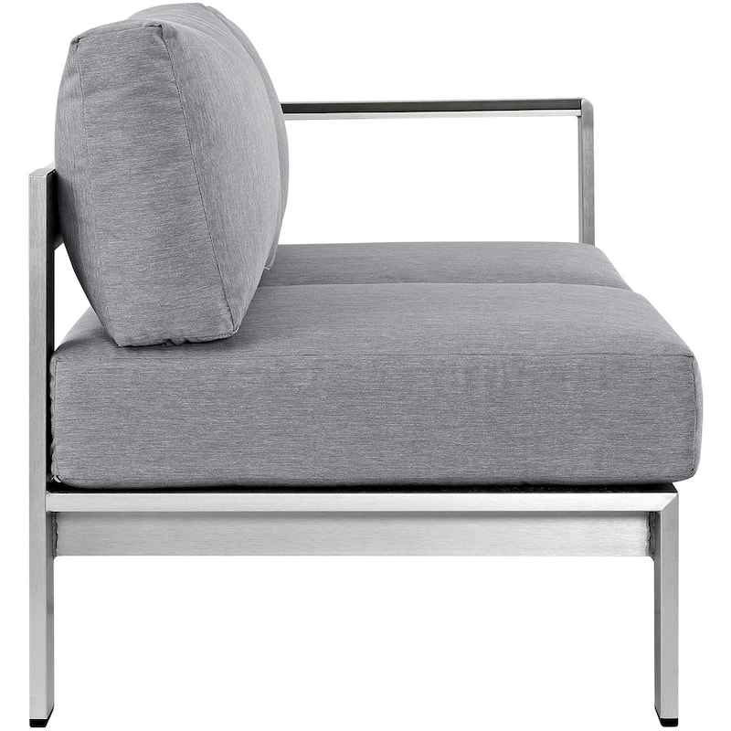 Beach Outdoor Patio Aluminum Loveseat