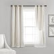 preview thumbnail 102 of 146, Lush Decor Grommet Sheer Panel Pair with Insulated Blackout Lining