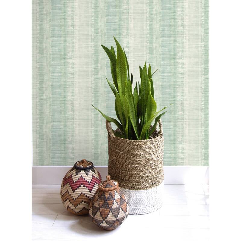 Seabrook Designs Boho Rhapsody Natural Ombre Unpasted Wallpaper
