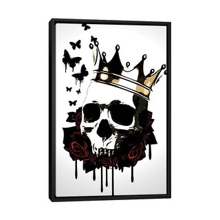 iCanvas "El Rey de la Muerte" by Nicklas Gustafsson Framed